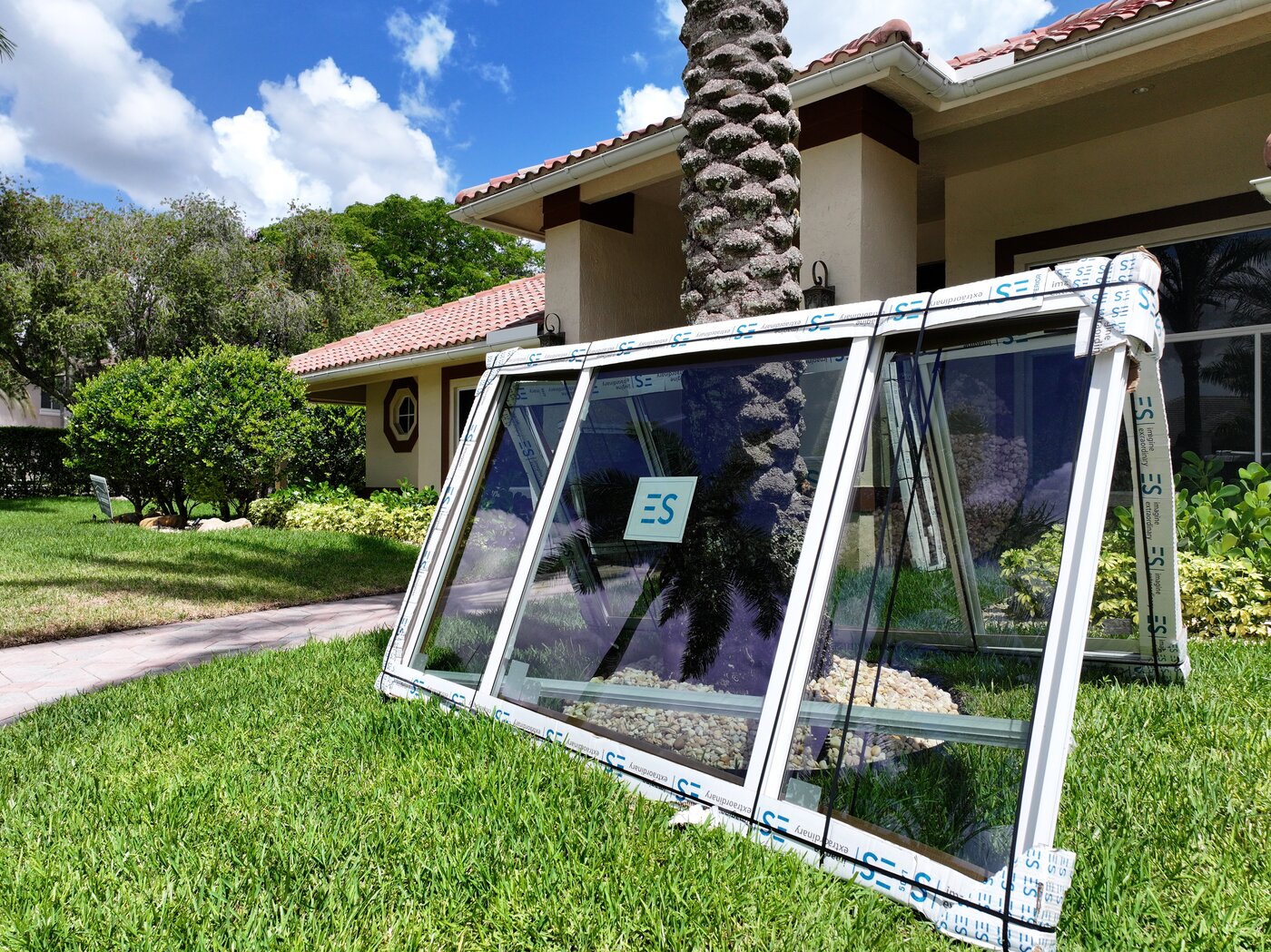 Impact sliding door installation in Edgewater